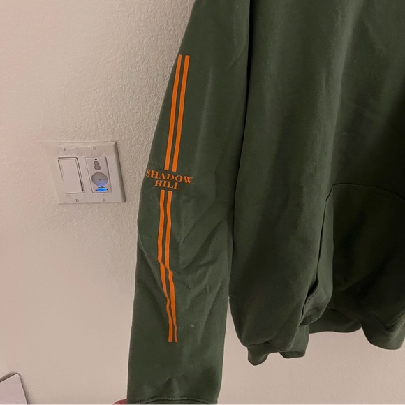 Shadow Hill | Green and Orange Hoodie - Picture 3 of 5